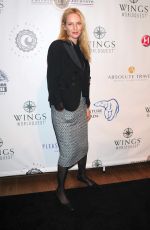 UMA THURMAN at 2014 Wings Worldquest Women of Discovery Awards