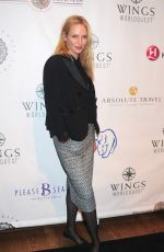 UMA THURMAN at 2014 Wings Worldquest Women of Discovery Awards