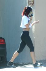 VANESSA HUDGENS in Leggings Out and About in Los Angeles 0510