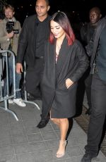 VANESSA HUDGENS Leaves D8 Studios in Paris