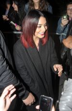 VANESSA HUDGENS Leaves D8 Studios in Paris