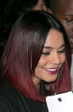 VANESSA HUDGENS Leaves D8 Studios in Paris