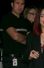 VANESSA HUDGENS Leaves D8 Studios in Paris