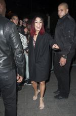 VANESSA HUDGENS Leaves D8 Studios in Paris