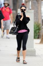 VANESSA HUDGENS Leaves Pilates Class in Studio City 1510