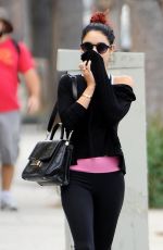 VANESSA HUDGENS Leaves Pilates Class in Studio City 1510