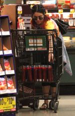 VANESSA HUDGENS Shopping at My Fit Foods in Studio City