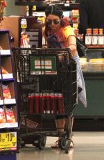 VANESSA HUDGENS Shopping at My Fit Foods in Studio City