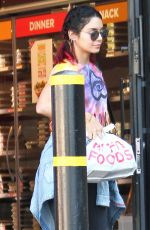 VANESSA HUDGENS Shopping at My Fit Foods in Studio City