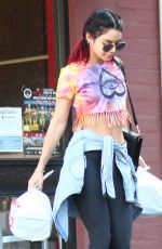 VANESSA HUDGENS Shopping at My Fit Foods in Studio City