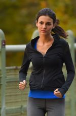 VICTORIA JUSTICE on the Set of Eye Candy in Brooklyn 2610