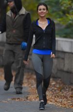 VICTORIA JUSTICE on the Set of Eye Candy in Brooklyn 2610