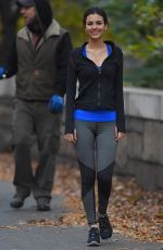 VICTORIA JUSTICE on the Set of Eye Candy in Brooklyn 2610