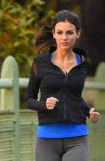 VICTORIA JUSTICE on the Set of Eye Candy in Brooklyn 2610