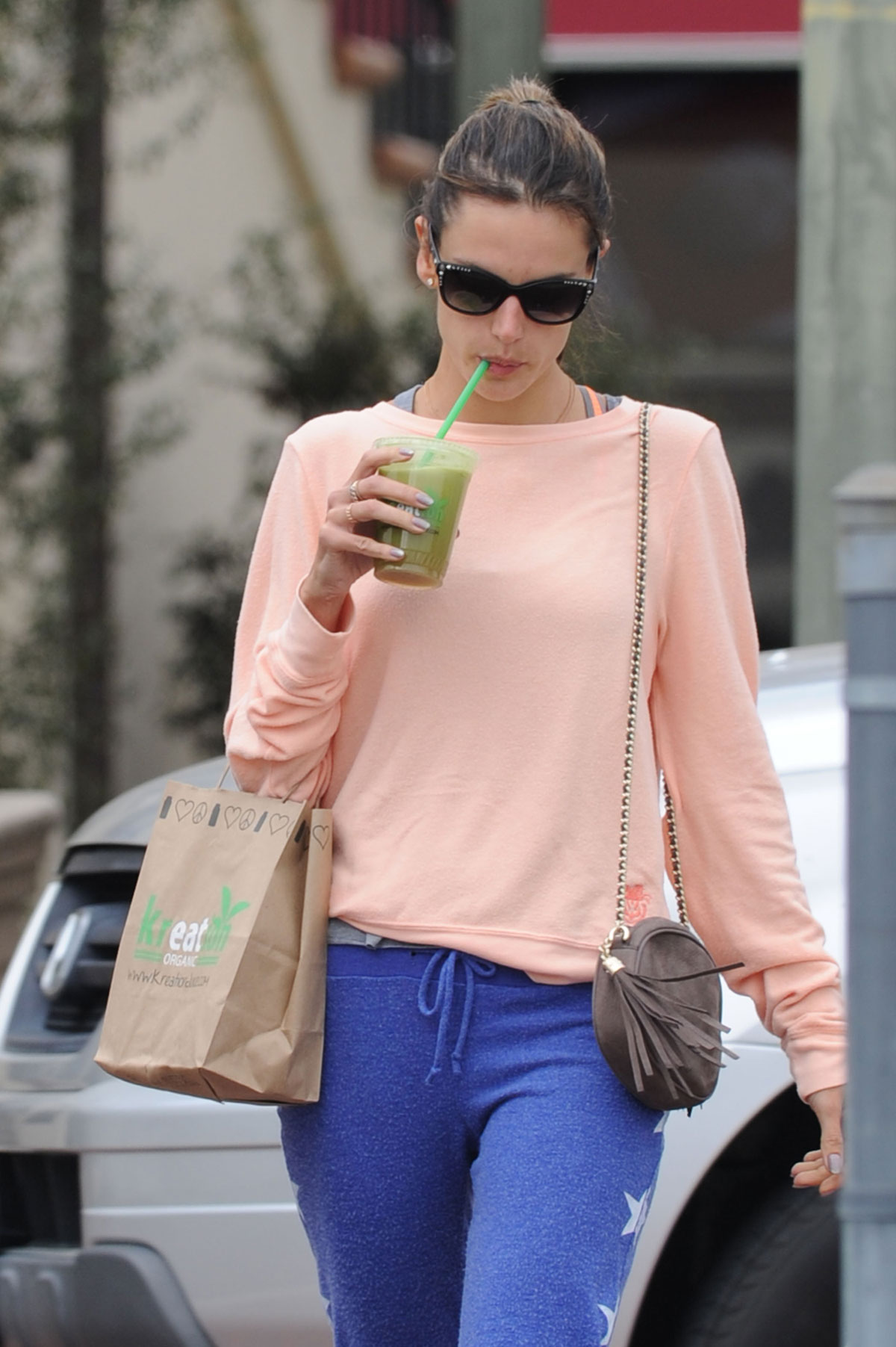 ALESSANDARA AMBROSIO Leaves a Cycling Class in Los Angeles – HawtCelebs