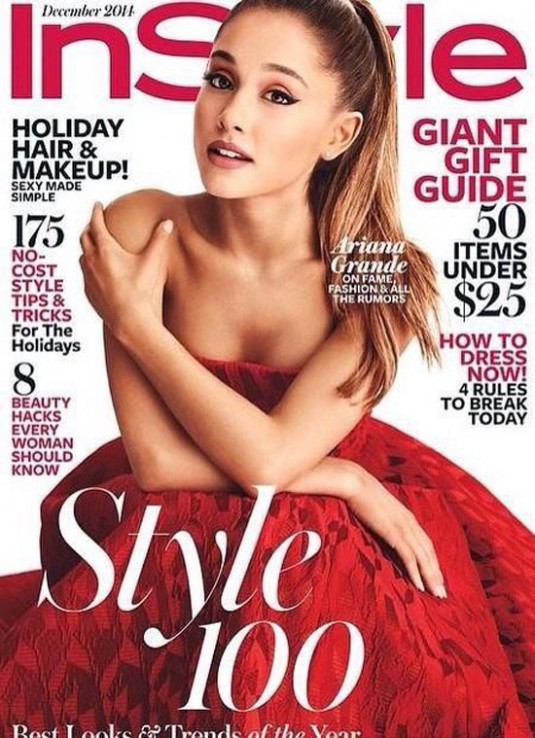 ARIANA GRANDE on the Cover of InStyle Magazine