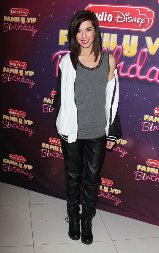 CHRISTINA GRIMMIE at Radio Disney's Family VIP Birthday