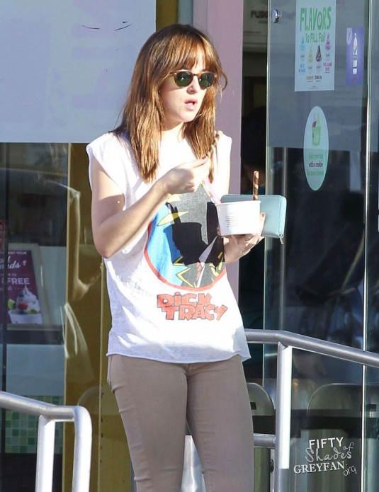 DAKOTA JOHNSON Out in Los Angeles