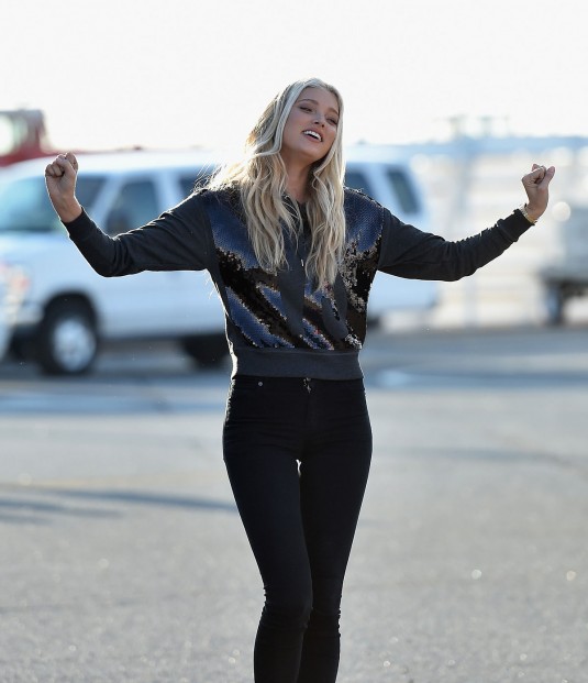 ELSA HOSK Departing for the London