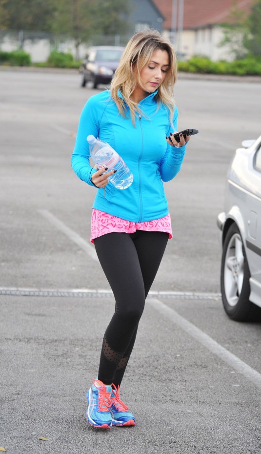 GEMMA MERNA in Tights