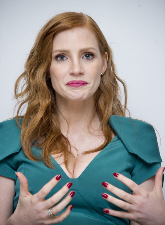 JESSICA CHASTAIN at A Most Violent Year Press Conference