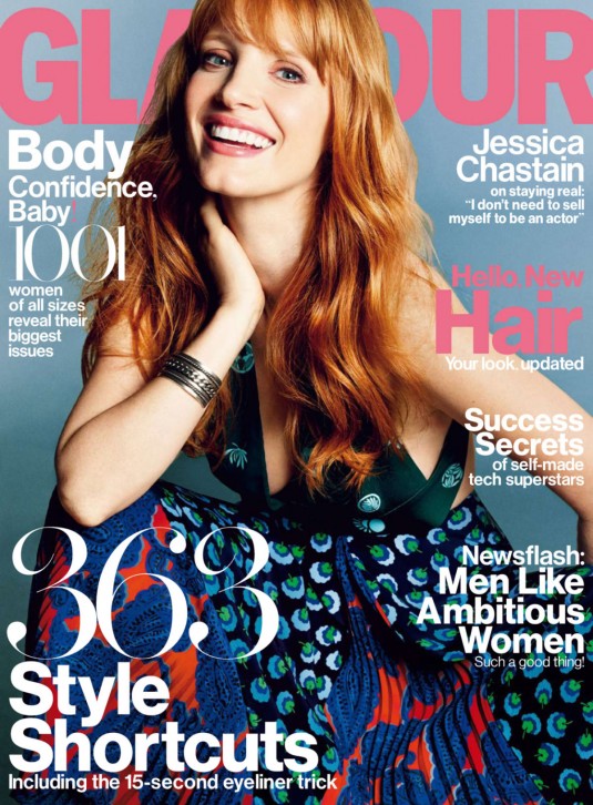 JESSICA CHASTAIN in Glamour Magazine