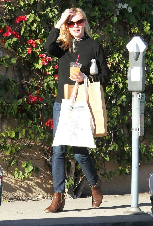 KIRSTEN DUNST Out Shopping in West Hollywood