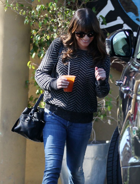 LEA MICHELE Leaves Earth Bar