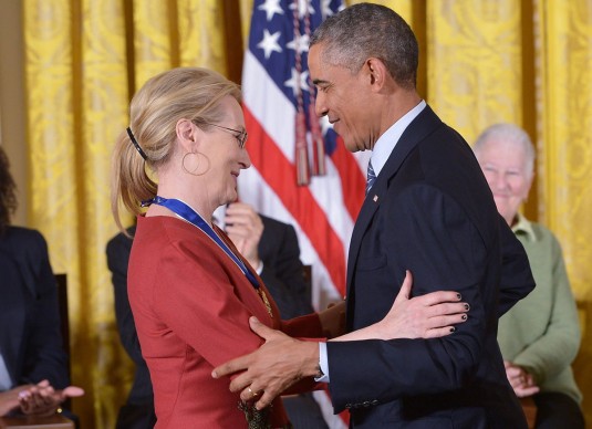 MERYL STREEP at Presidential Medal of Freedom Ceremony
