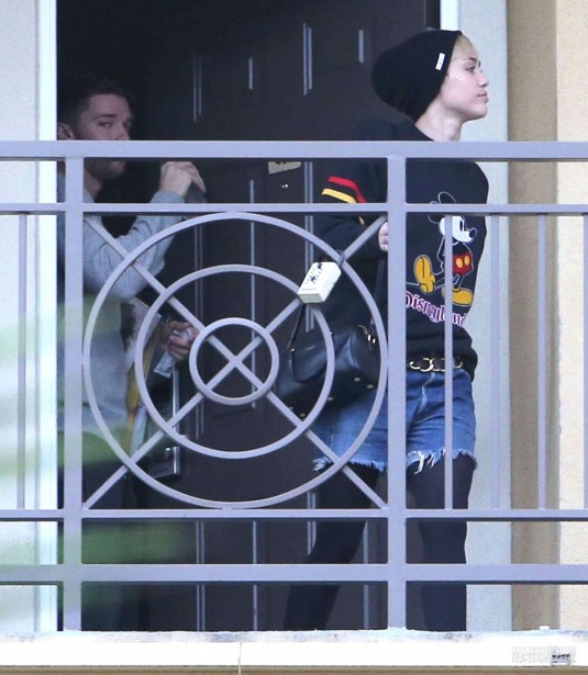 MILEY CYRUS Leaves Arnold Schwarzenegger's Son Patrick Apartment in Los Angeles MILEY CYRUS Leaves Arnold Schwarzenegger's Son Apartment