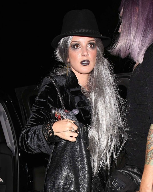 SHENAE GRIMES at Halloween Party