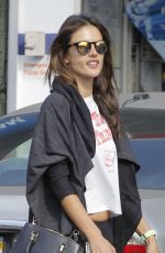 ALESSANDRA AMBROSIO at a Gas Station in Los Angeles