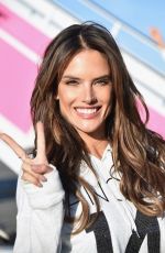 ALESSANDRA AMBROSIO Departing for the London for 2014 Victoria