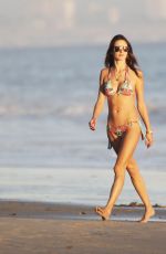 ALESSANDRA AMBROSIO in Bikini at a Beach in Malibu 0811