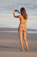 ALESSANDRA AMBROSIO in Bikini at a Beach in Malibu 0811