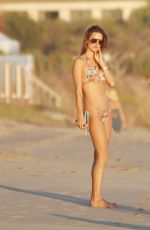 ALESSANDRA AMBROSIO in Bikini at a Beach in Malibu 0811