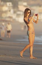 ALESSANDRA AMBROSIO in Bikini at a Beach in Malibu 0811