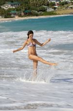 ALESSANDRA AMBROSIO in Bikini at a Beach in St. Barts 2611
