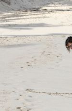 ALESSANDRA AMBROSIO in Bikini at a Beach in St. Barts 2611