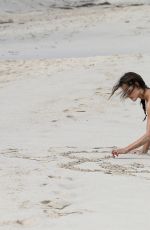 ALESSANDRA AMBROSIO in Bikini at a Beach in St. Barts 2611