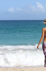 ALESSANDRA AMBROSIO in Bikini at a Beach in St. Barts 2611