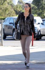 ALESSANDRA AMBROSIO in Tights Out and About in Los Angeles 1711