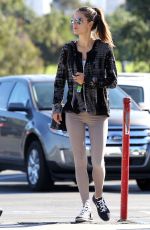 ALESSANDRA AMBROSIO in Tights Out and About in Los Angeles 1711