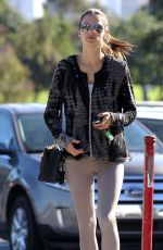 ALESSANDRA AMBROSIO in Tights Out and About in Los Angeles 1711