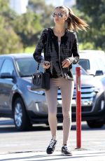 ALESSANDRA AMBROSIO in Tights Out and About in Los Angeles 1711
