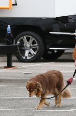 AMANDA SEYFRIE and Her Dog Finn Out and About in Los Angeles 3010