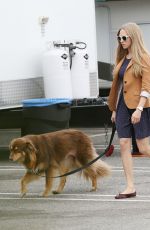 AMANDA SEYFRIE and Her Dog Finn Out and About in Los Angeles 3010
