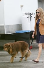 AMANDA SEYFRIE and Her Dog Finn Out and About in Los Angeles 3010