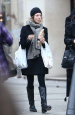 AMANDA SEYFRIED Out Shopping on the Champs-elysées Avenue in Paris