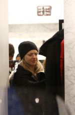 AMANDA SEYFRIED Out Shopping on the Champs-elysées Avenue in Paris
